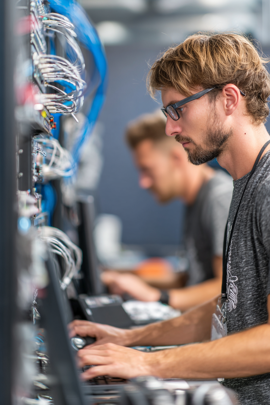 fabrizio professional it support team in action providing con deab7951 b2d2 4f7d 8cf2 3f66d386406d 0